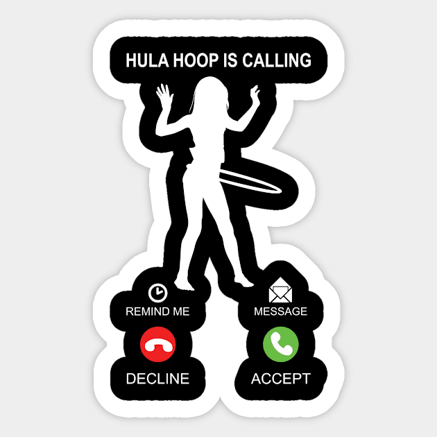 Hula Hoop is Calling Funnytee Gift Sticker by POS